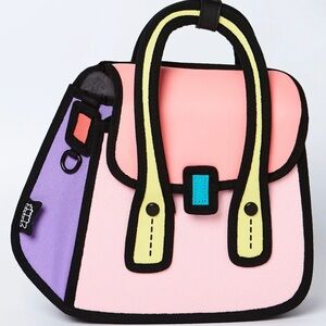 Jump from Paper Pink Owl bag with metal chain